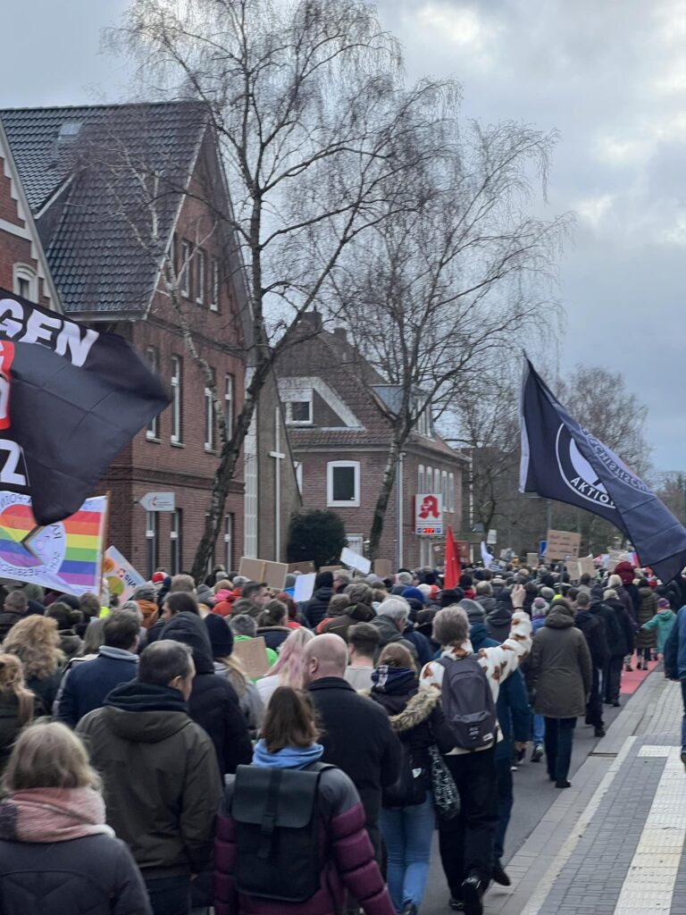 Gemeinsam gegen Rassismus: Unser Ortsverband setzt Zeichen in Leer