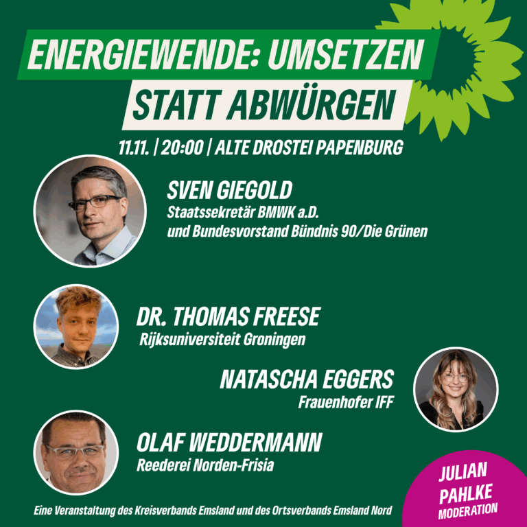 Energiewende umsetzen statt abwürgen